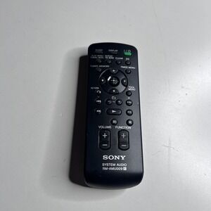 Sony RM-AMU009 System Audio Remote Control Black Wireless OEM Replacement Unit